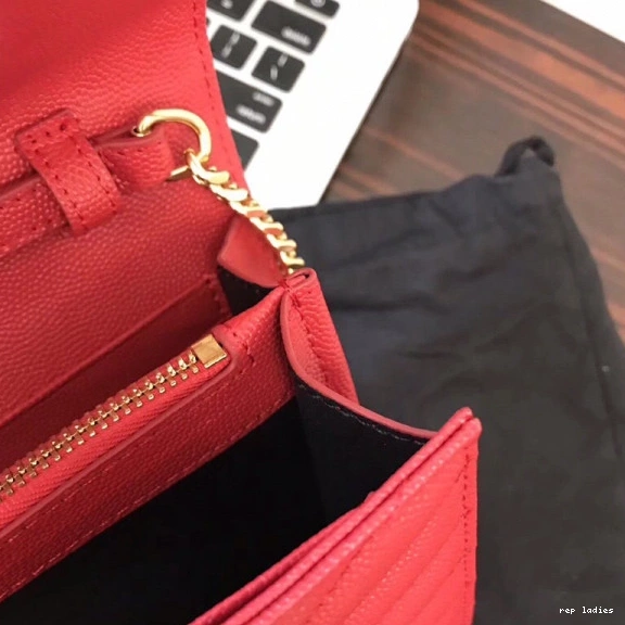 Repzbay REP YSL CHAIN WALLET MATELASSÉ CASSANDRE 0728